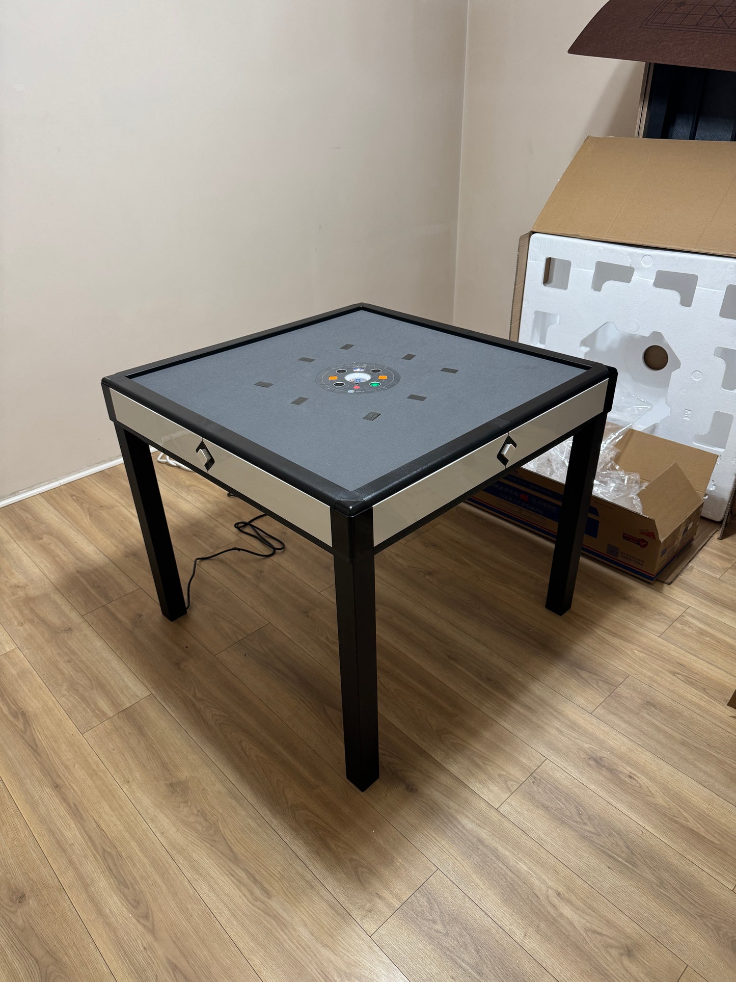 T350 mini 星光白42号牌四腿餐桌款麻将机 特价款