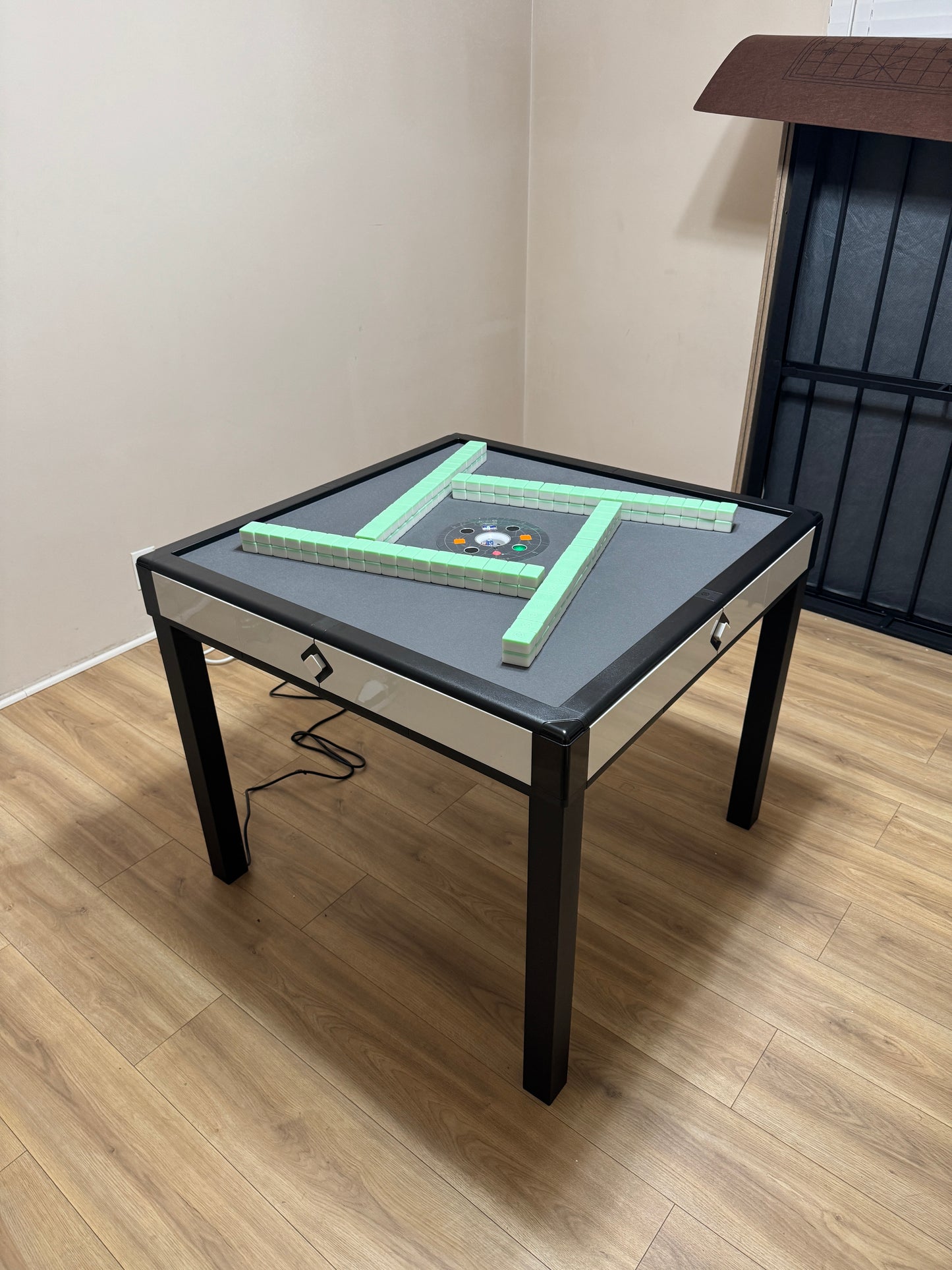 T350 mini 星光白42号牌四腿餐桌款麻将机 特价款
