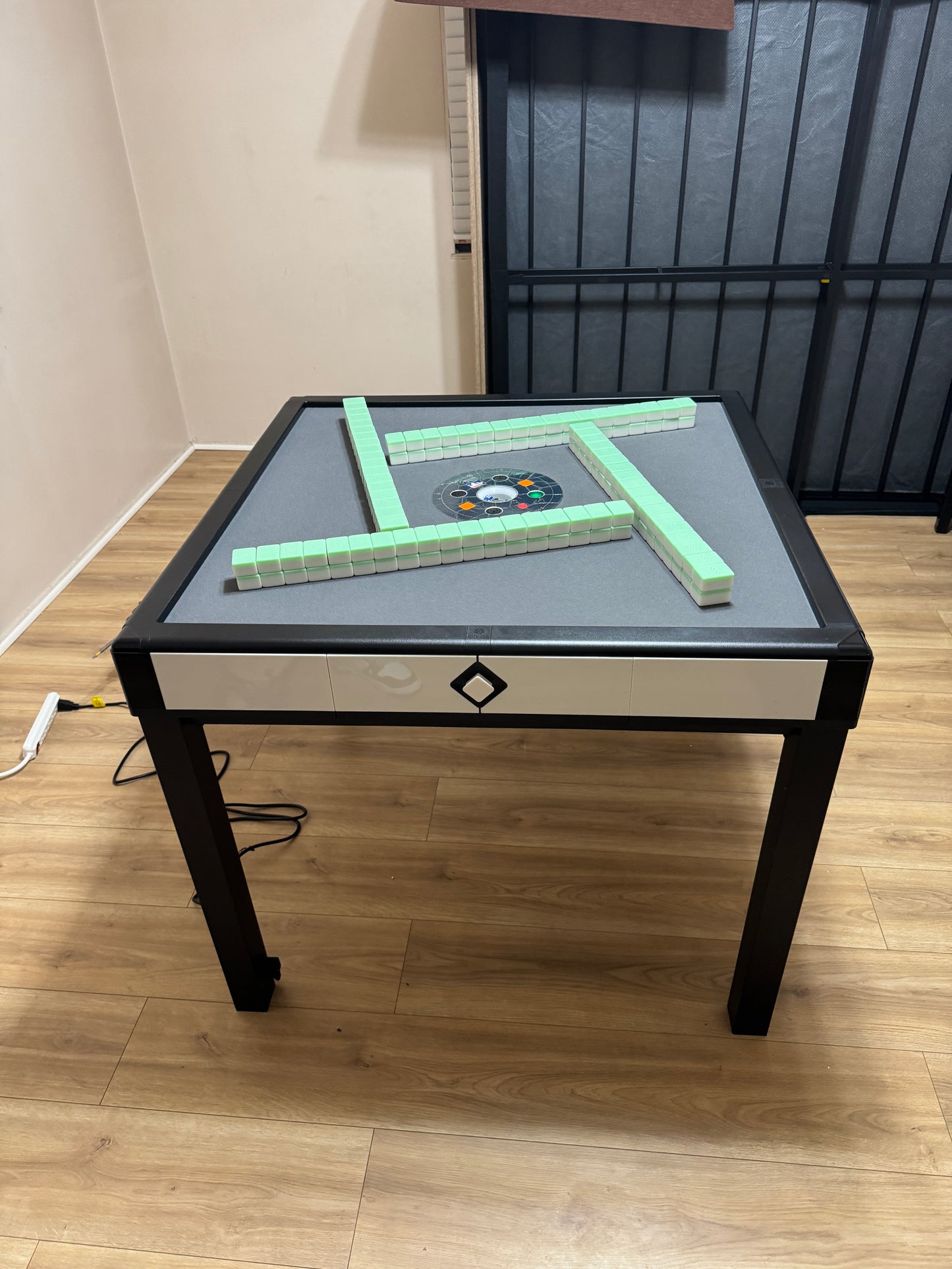 T350 mini 星光白42号牌四腿餐桌款麻将机 特价款