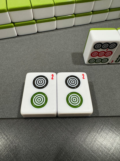 T350 Sifang City Automatic Folding Mahjong Table White Color with American Style 42mm numbered tiles 152 tiles per set Total two set of tiles. Standard two dices.